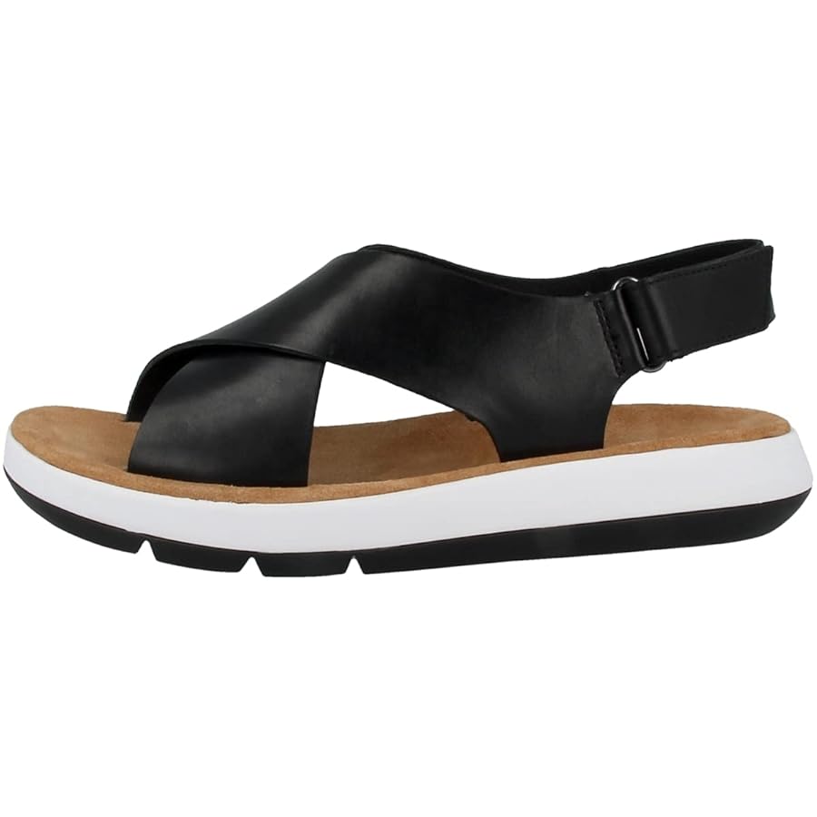 クラークス Clarks Jemsa Cross / ジェムサクロス　サンダル Clarks Jemsa Cross / ジェムサクロス （ブラックレザー